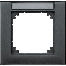 SCHNEIDER MERTEN M-Plan feliratozható egyes keret, antracit 476114 Schneider villanyszerelés