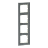SCHNEIDER MERTEN M-Pure négyes keret, pala/alumínium MEG4040-3669 Schneider