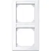 SCHNEIDER MERTEN M-Smart feliratozható kettes, függőleges keret, aktív fehér (antibakt.) 470225 Schneider