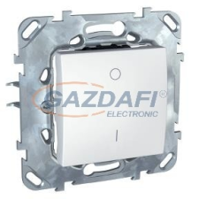 SCHNEIDER MGU50.262.18Z UNICA Kétpólusú kapcsoló, csavaros bekötés, 16AX, fehér (102) villanyszerelés