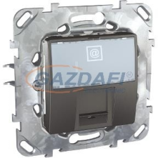 SCHNEIDER MGU50.421.12Z UNICA 1xRJ45 Cat5e UTP aljzat, grafit villanyszerelés