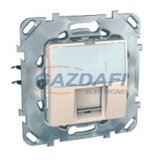SCHNEIDER MGU50.421.25Z UNICA 1xRJ45 Cat5e UTP aljzat, krém villanyszerelés