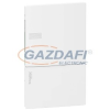 SCHNEIDER MIP22104 MINI PRAGMA Kiselosztó, teli ajtó, süllyesztett, 1x4 modul, PEN sín, komplett, fehér