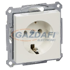 SCHNEIDER MTN2301-0319 MERTEN 2P+F csatlakozóaljzat, rugós bekötés, 16A, System-M, polárfehér villanyszerelés