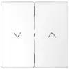 SCHNEIDER MTN3855-6035 MERTEN Dupla billentyű, redőnyvezérléshez, D-Life, lótuszfehér