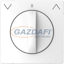 SCHNEIDER MTN3875-6035 MERTEN Fedlap, forgatógombos redőnynyomóhoz, D-Life, lótuszfehér villanyszerelés