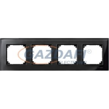 SCHNEIDER MTN404403 MERTEN M-Elegance négyes keret, ónixfekete villanyszerelés