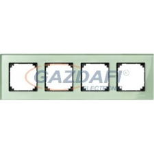 SCHNEIDER MTN404404 MERTEN M-Elegance négyes keret, smaragdzöld villanyszerelés