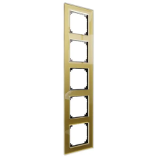 SCHNEIDER MTN4050-3241 MERTEN M-Elegance ötös keret, arany (üveg) villanyszerelés