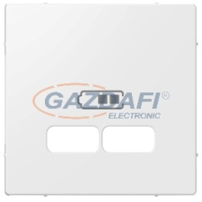 SCHNEIDER MTN4367-0319 MERTEN USB töltő burkolat, System-M, polárfehér villanyszerelés