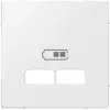 SCHNEIDER MTN4367-0319 MERTEN USB töltő burkolat, System-M, polárfehér