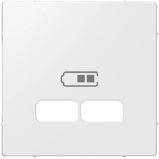 SCHNEIDER MTN4367-0319 MERTEN USB töltő burkolat, System-M, polárfehér villanyszerelés