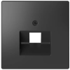SCHNEIDER MTN4521-6034 MERTEN Fedlap, 1xRJ45 aljzathoz, D-Life, antracit