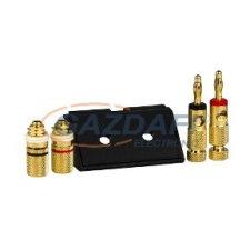 SCHNEIDER MTN464387 MERTEN High-end hangszóró csatlakozó betét villanyszerelés