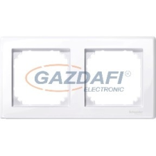 SCHNEIDER MTN478225 MERTEN M-Smart kettes keret, aktív fehér (antibakteriális) villanyszerelés