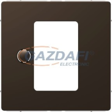 SCHNEIDER MTN5775-6052 MERTEN Fedlap, érintőképernyős termosztáthoz, D-Life, mokka villanyszerelés