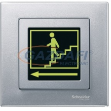 SCHNEIDER MTN587060 MERTEN Fedlap LED-es lámpákhoz, System-M, alumínium villanyszerelés