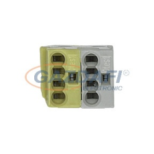 SCHNEIDER MTN689702 Merten-KNX buszcsatoló sorkapocs, fehér/sárga villanyszerelés