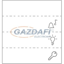 SCHNEIDER MUR34004 MUREVA Styl Címkeszett, billentyűkhöz, 4 féle villanyszerelés