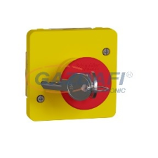 SCHNEIDER MUR35052 MUREVA Styl Kulcsos vészleállító, piros/sárga villanyszerelés