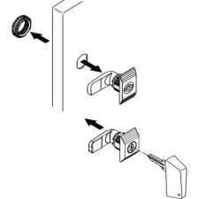 SCHNEIDER NSYCLL405CRN Kulcsos zár villanyszerelés