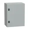 SCHNEIDER NSYCRN54250P Elosztószekrény teli ajtóval és szerelőlappal 500x400x250 Spacial acél Szürke (RAL 7035) IP66 porszórt