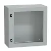 SCHNEIDER NSYCRN66300T Elosztószekrény átlátszó ajtóval (600*600*300) Spacial acél Szürke (RAL 7035) IP66 porszórt