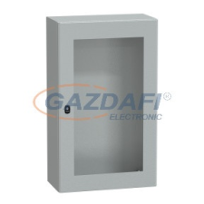 SCHNEIDER NSYS3D10630T S3D elosztószekrény H1000xW600xD300 üveg ajtóval villanyszerelés