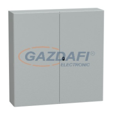 SCHNEIDER NSYS3D121230DP S3D elosztószekrény H1200xW1200xD300 szerelőlappal kétajtós villanyszerelés