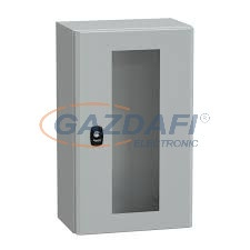 SCHNEIDER NSYS3D5320T S3D elosztószekrény H500xW300xD200 üveg ajtóval villanyszerelés