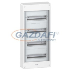 SCHNEIDER PRA20413 PRAGMA Kiselosztó, falon kívüli, 4x13 modul, PEN sín, fehér villanyszerelés