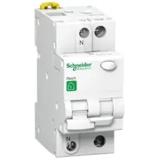 SCHNEIDER R9D31206 RESI9 áramvédős kismegszakító, AC osztály, 1P-N, C, 6A, 30mA villanyszerelés