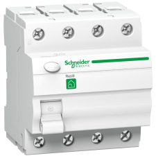 SCHNEIDER RESI9 áram-védőkapcsoló AC osztály 4P 25A 30mA (R9R11425) (R9R11425) villanyszerelés