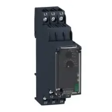 SCHNEIDER RM22TU21 Zelio Control háromfázisú fázis- és feszültségfigyelő relé, 2CO, 8A, 200…240VAC villanyszerelés