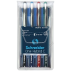 SCHNEIDER Rollertoll készlet, 0,5 mm, SCHNEIDER One Hybrid C, 4 szín (TSCOHC05K4)