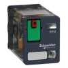 SCHNEIDER RPM22F7 Zelio RPM teljesítményrelé, 2CO, 15A, 120VAC, tesztgomb, LED
