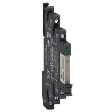 SCHNEIDER RSL sorkapocs relé, 1CO, 6A, 12V AC/DC, csavaros foglalattal, RSL1PVJU villanyszerelés