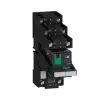 SCHNEIDER RXM2AB2P7PVS Zelio RXM miniatűr relé, 2CO, 12A, 230VAC, tesztgomb, LED, elválasztott elrendezésű