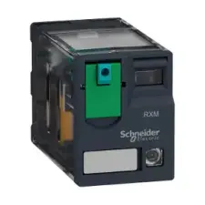 SCHNEIDER RXM3AB2BD Zelio RXM miniatűr relé, 3CO, 10A, 24VDC, tesztgomb, LED villanyszerelés