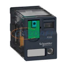 SCHNEIDER RXM3AB2FD Zelio RXM miniatűr relé, 3CO, 10A, 110VDC, tesztgomb, LED villanyszerelés