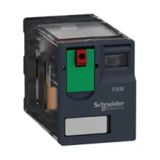 SCHNEIDER RXM4GB1F7 Zelio RXM miniatűr relé, 4CO, 3A, 120VAC, tesztgomb, alacsony szintű villanyszerelés