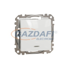 SCHNEIDER SDD111102N ÚJ SEDNA Kétpólusú kapcsoló, EF, 10AX, fehér villanyszerelés