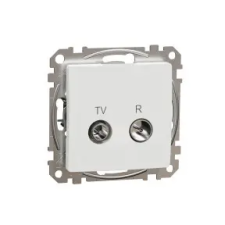 SCHNEIDER SDD111471R ÚJ SEDNA TV/R aljzat, végzáró, 4 dB, fehér villanyszerelés