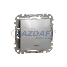 SCHNEIDER SDD113101N ÚJ SEDNA Egypólusú kapcsoló, EF, 10AX, alumínium villanyszerelés
