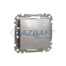 SCHNEIDER SDD113131 ÚJ SEDNA Egypólusú nyomó csengőjellel, rugós bekötés, 10A, alumínium villanyszerelés