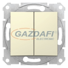 SCHNEIDER SDN0300147 SEDNA Csillárkapcsoló, rugós bekötés, 10AX, bézs (105) villanyszerelés