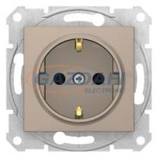 SCHNEIDER SDN3000168 SEDNA 2P+F csatlakozóaljzat gyermekvédelemmel, csavaros bekötés, 16A, titánium villanyszerelés