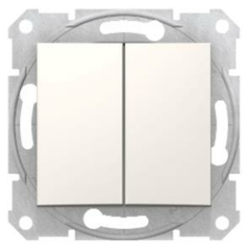 SCHNEIDER Sedna 105 csillárkapcsoló betét központi fedéllel krém süllyesztett IP20 1- Schneider villanyszerelés