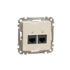 SCHNEIDER SednaÚj adatcsatlakozó dugalj UTP RJ45 8(8) Cat5e süllyesztett bézs Schneider - SDD112452 villanyszerelés
