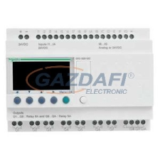 SCHNEIDER SR3PACK2BD Zelio Pack 26I/O,24VDC, csat.kábel, CD villanyszerelés